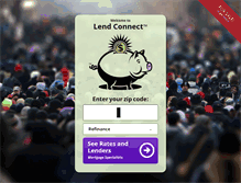 Tablet Screenshot of lendconnect.com